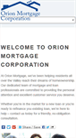Mobile Screenshot of orionmtg.com